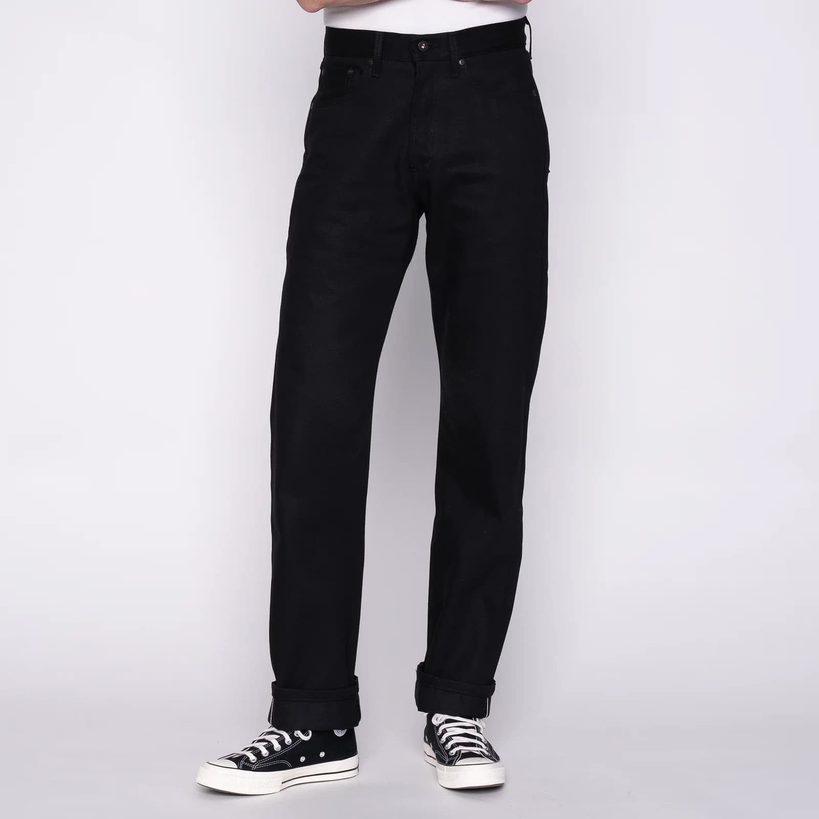 True Guy - Solid Black Selvedge - 30