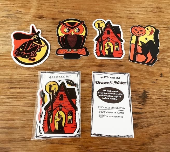 Halloween Sticker 4 Pack - Regular - Thumbnail 2