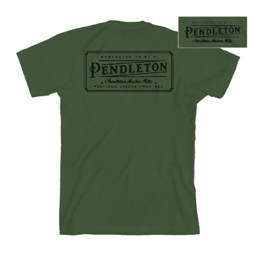 Pendleton Logo Tee - Green - S