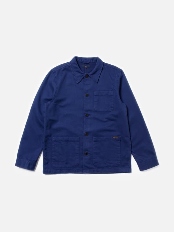 Barney Worker Jacket - Mid Blue