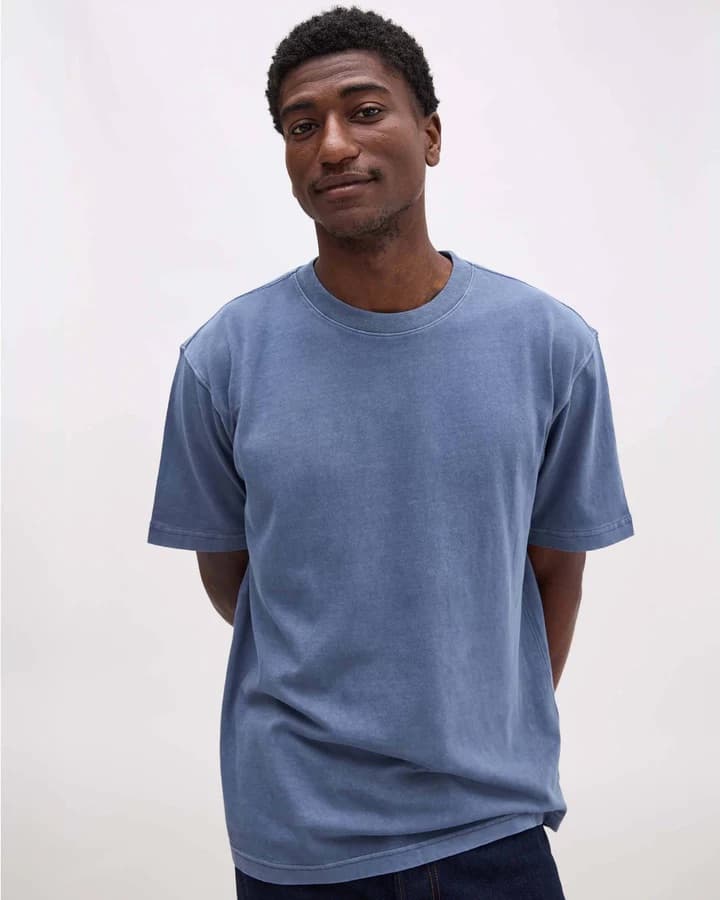 Relaxed Tee - Pop Blue, S - Thumbnail 8