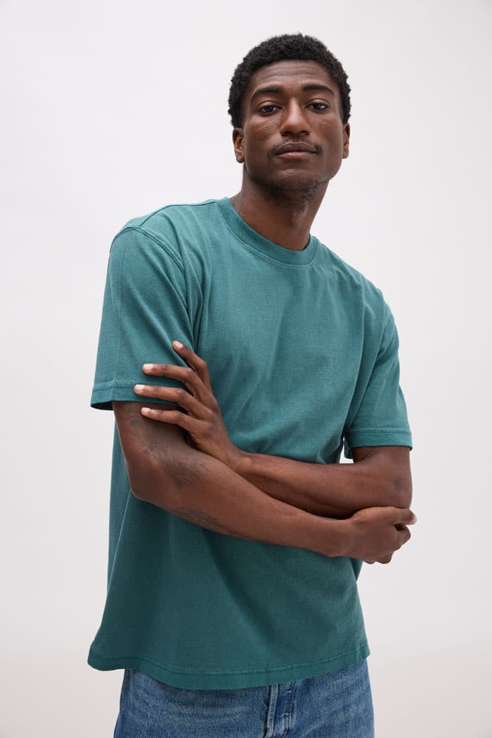 Relaxed Tee - Pop Blue, S - Thumbnail 3