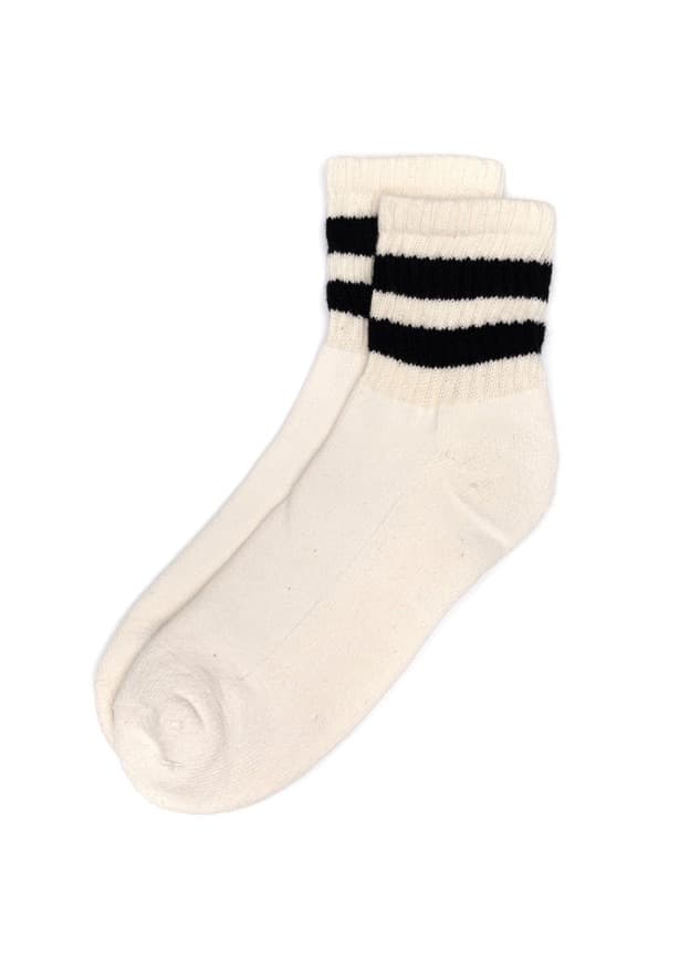Mono Stripe Quarter Crew Sock - Acorn - Thumbnail 4