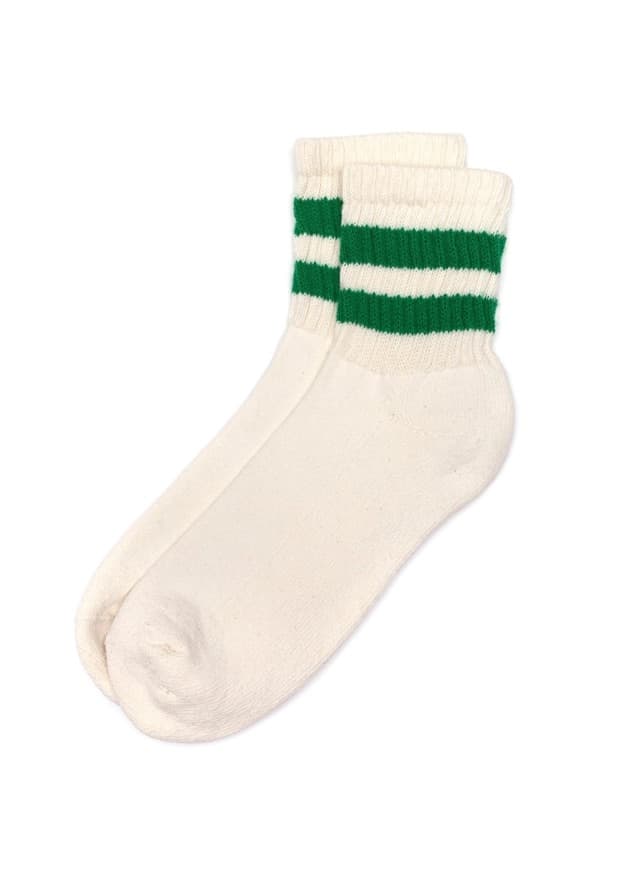 Mono Stripe Quarter Crew Sock - Acorn - Thumbnail 7