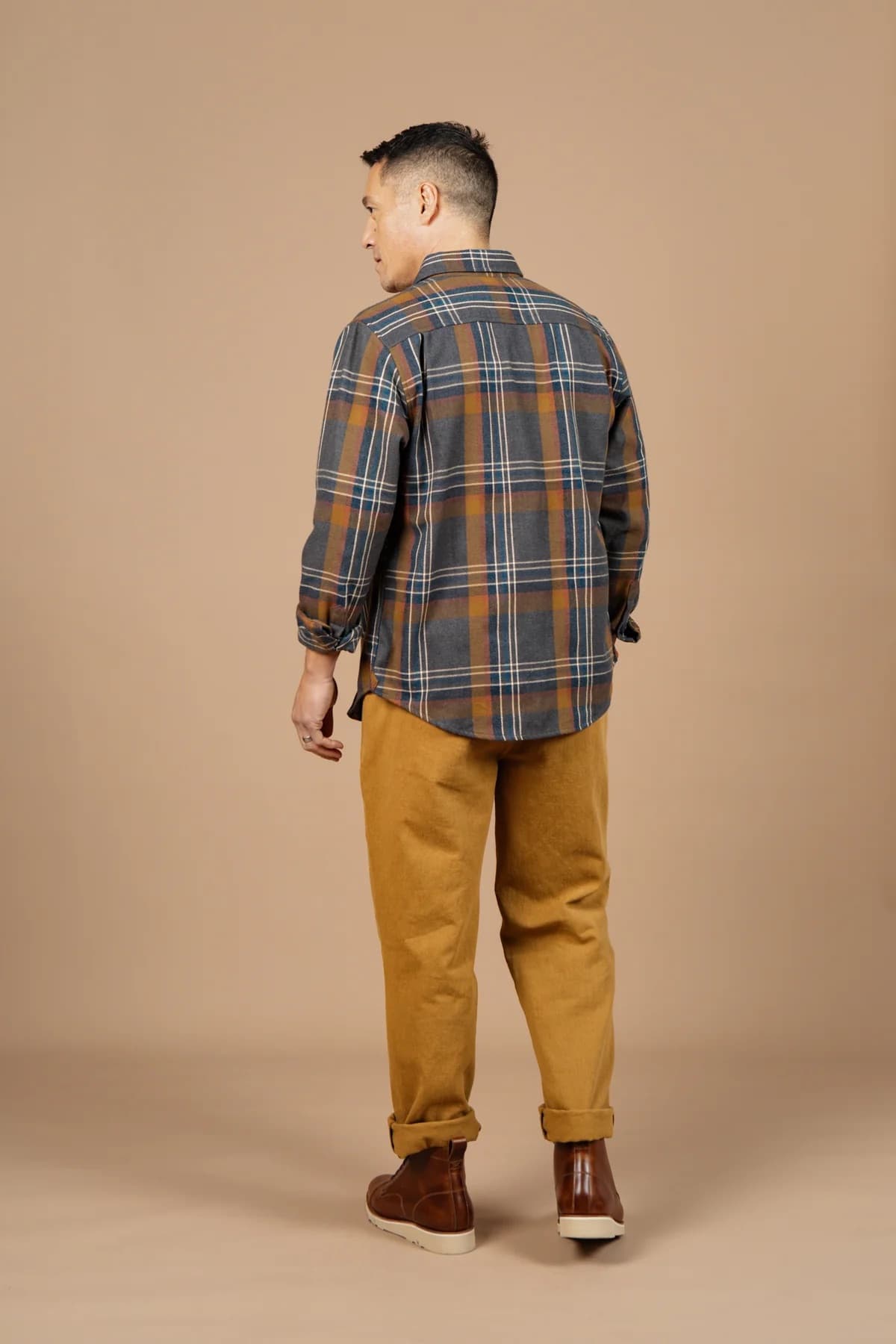 Jude Shirt - Twilight Plaid - XXL - Thumbnail 4