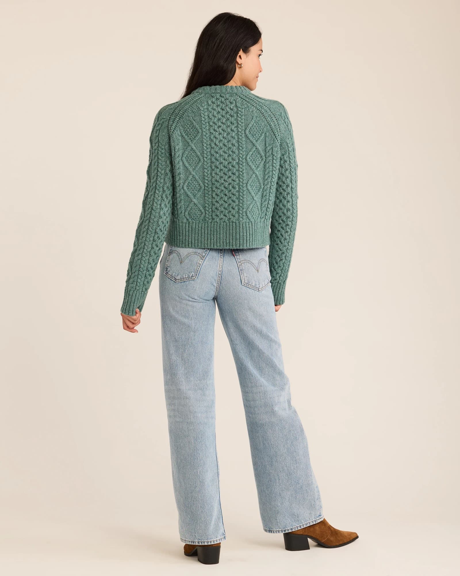 Cropped Fisherman - Teal - L - Thumbnail 2