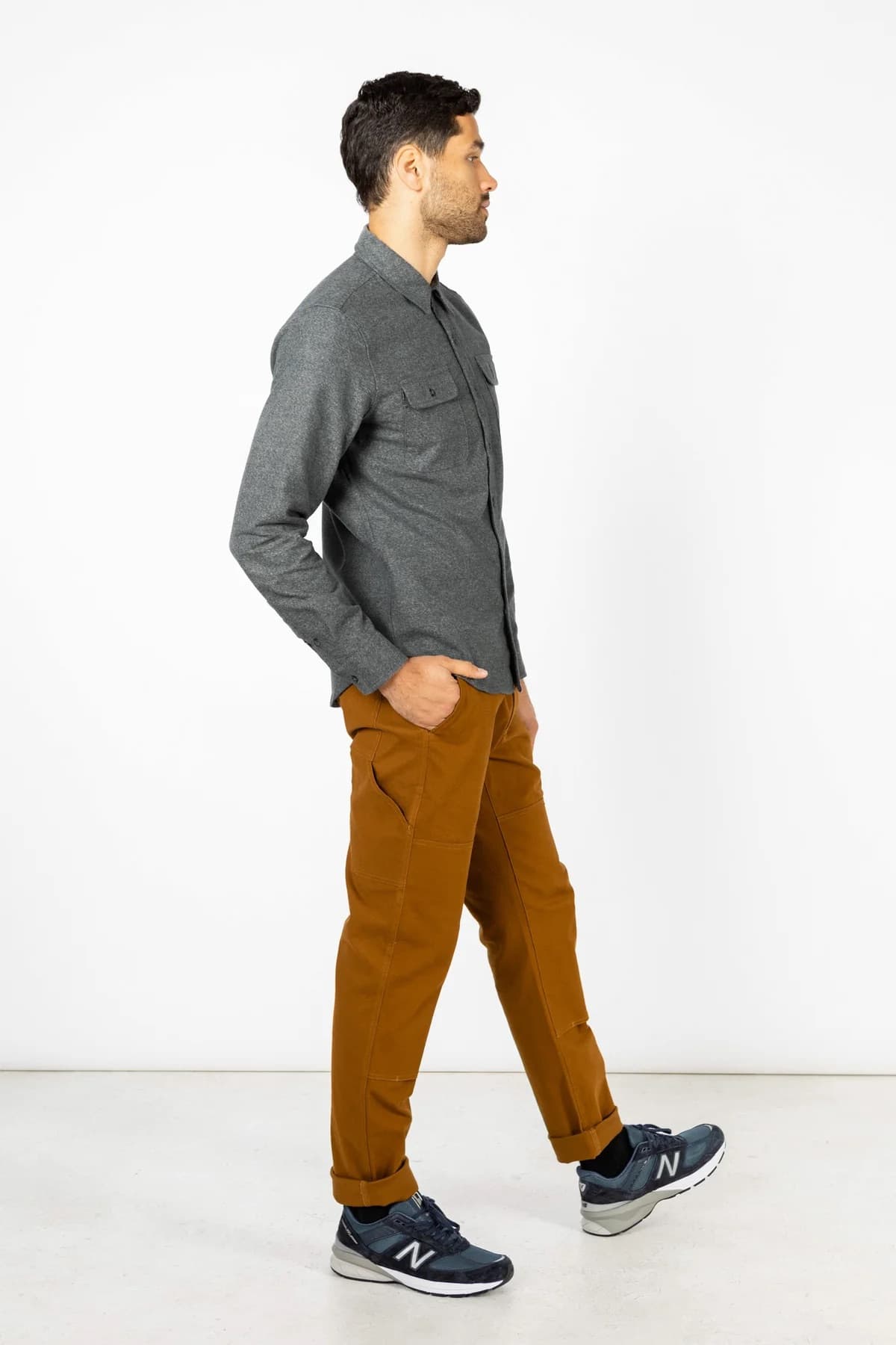 Cole Shirt - Stone - XXL - Thumbnail 3
