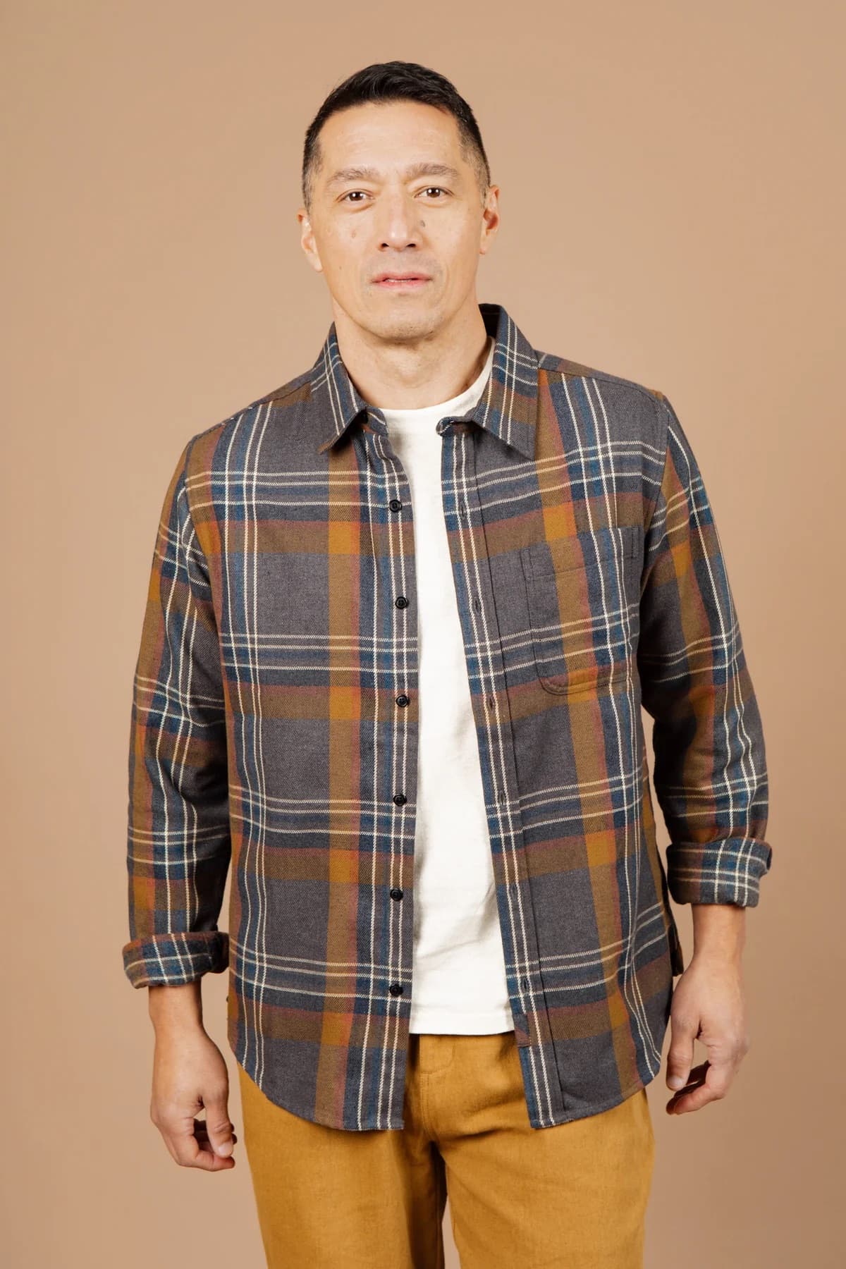 Jude Shirt - Twilight Plaid - XXL - Thumbnail 3