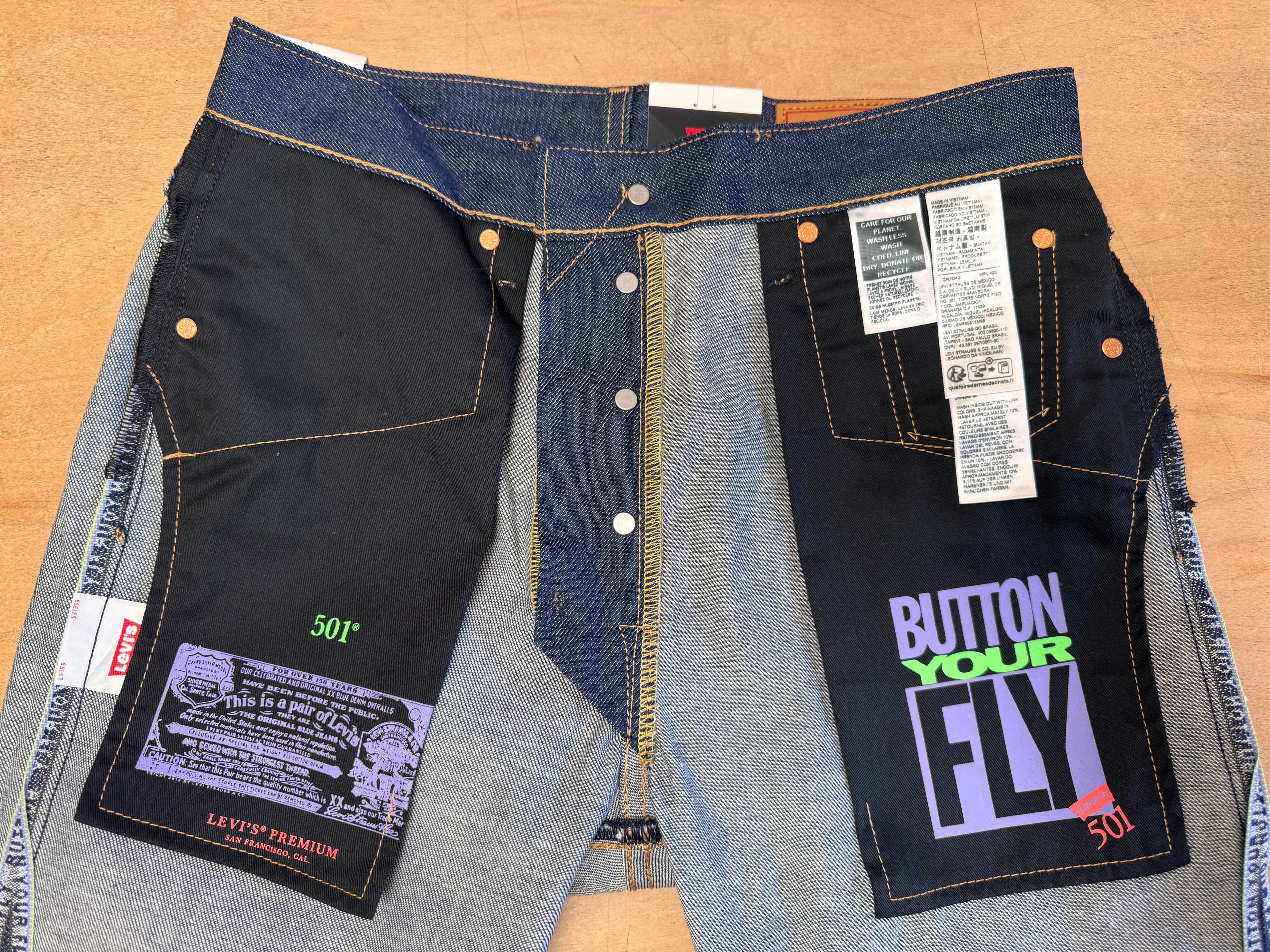 501 Original STF - Button Your Fly - 32, 32 - Thumbnail 4