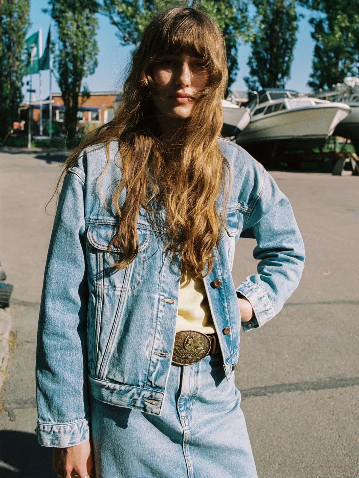 Berit Jacket - Desert Light Blue - S - Thumbnail 2