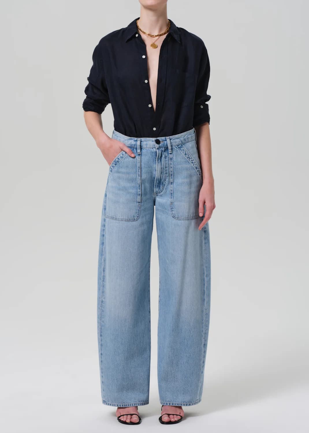 Ayla Cargo Trouser - Cloud Nine - 30 - Thumbnail 2