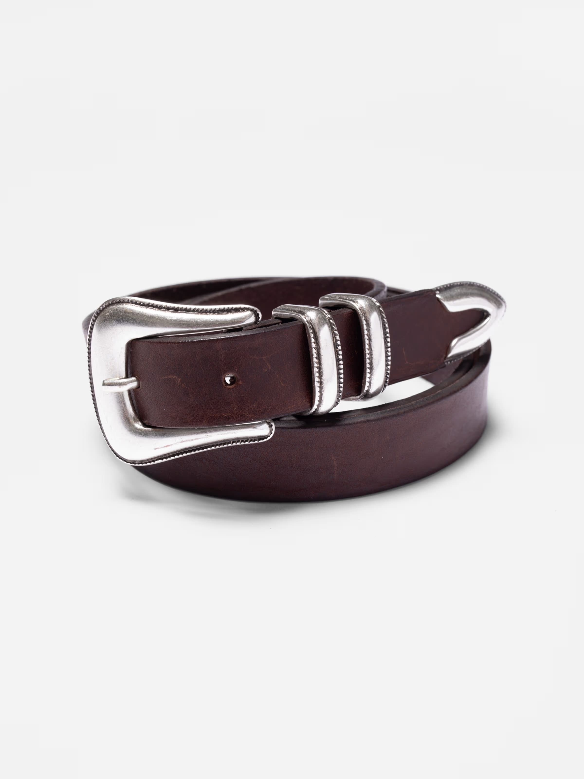 Western Silver Belt - Black, 80 - Thumbnail 2