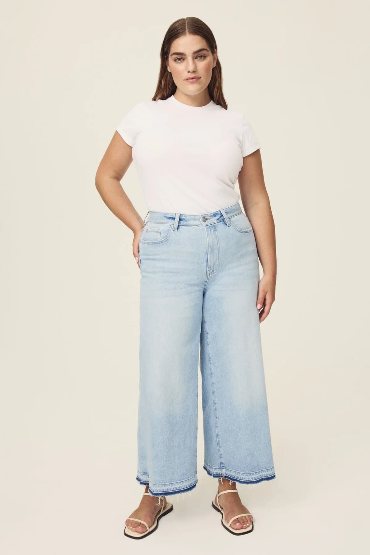 ICN Cropped Wide Leg - Ice Age - 18W