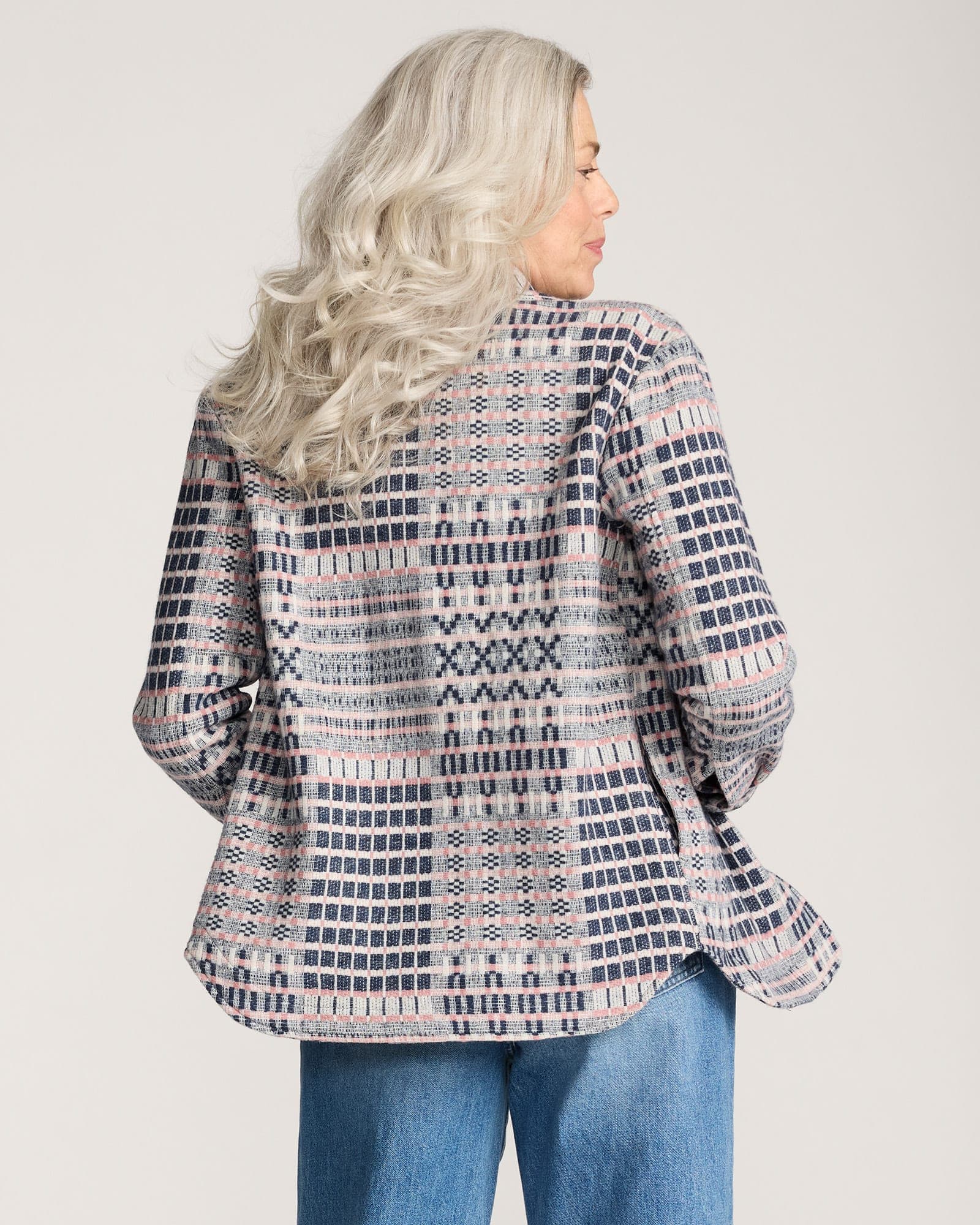 Texture Wool Shacket - M - Thumbnail 2