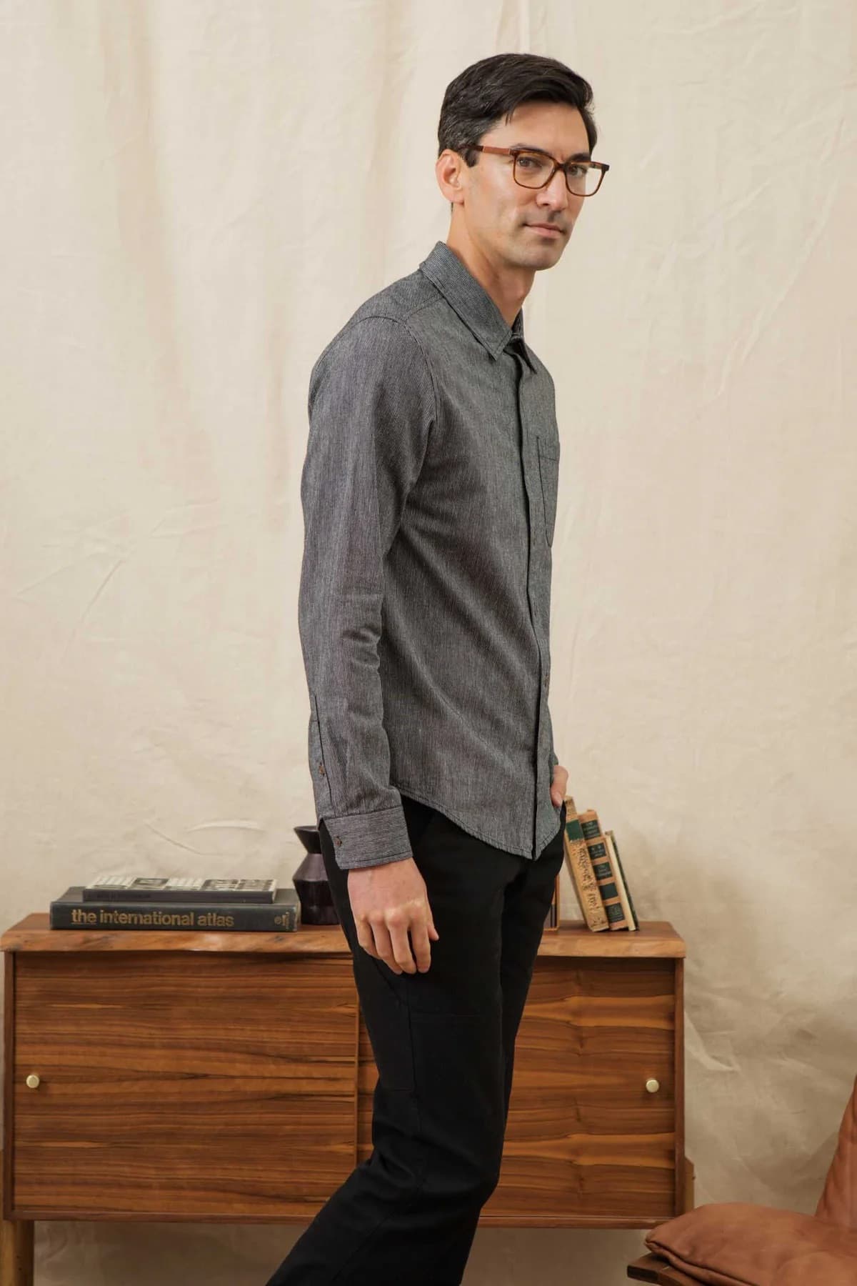 Jude Shirt - Onyx Stripe - XXL - Thumbnail 3