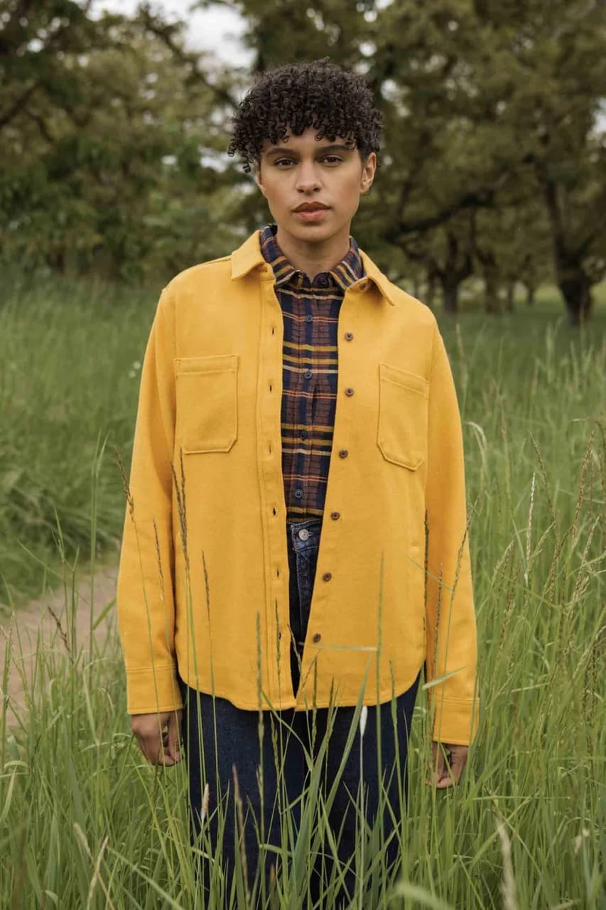 Dawson Overshirt - Antique Gold - M - Thumbnail 2