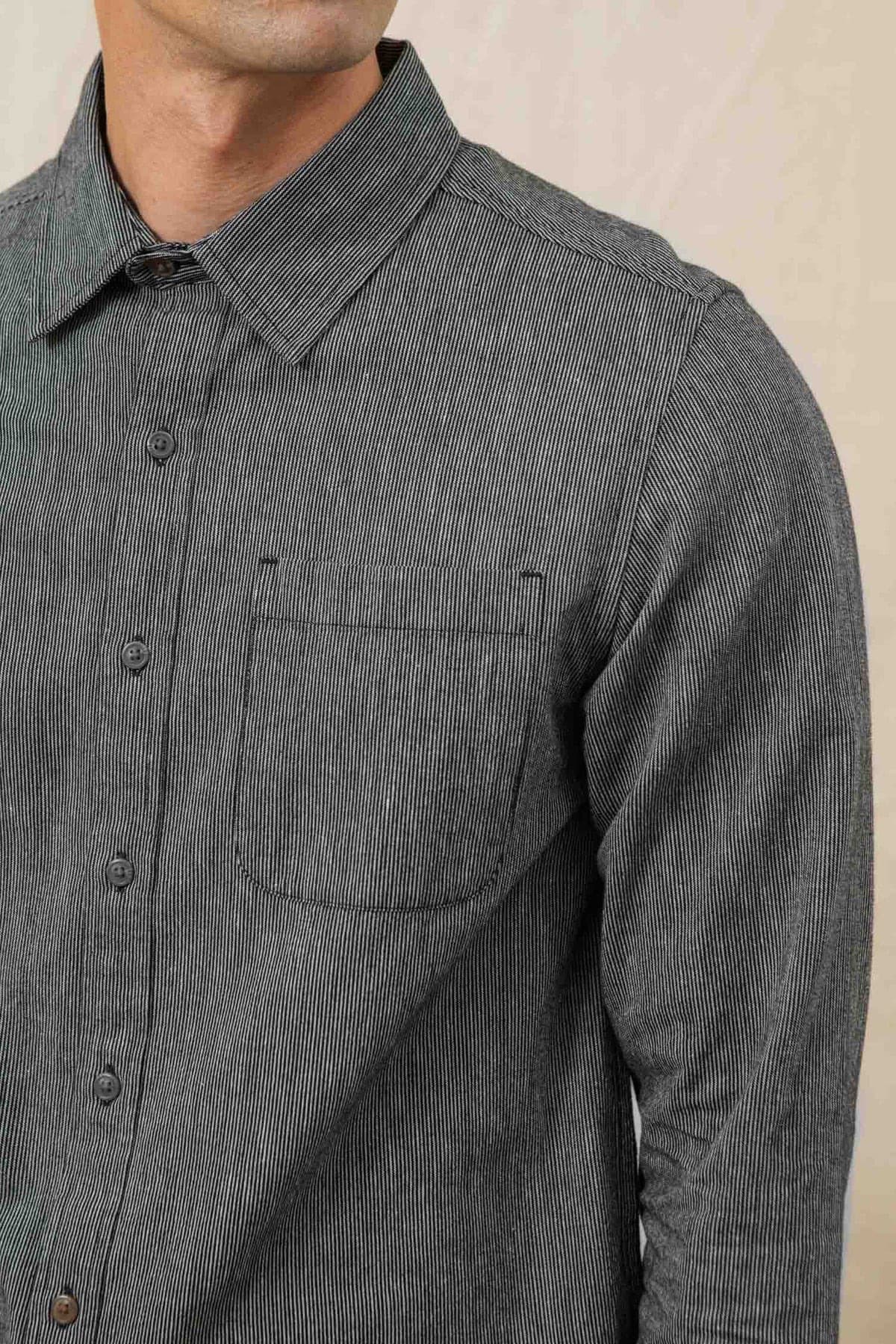 Jude Shirt - Onyx Stripe - XXL - Thumbnail 4