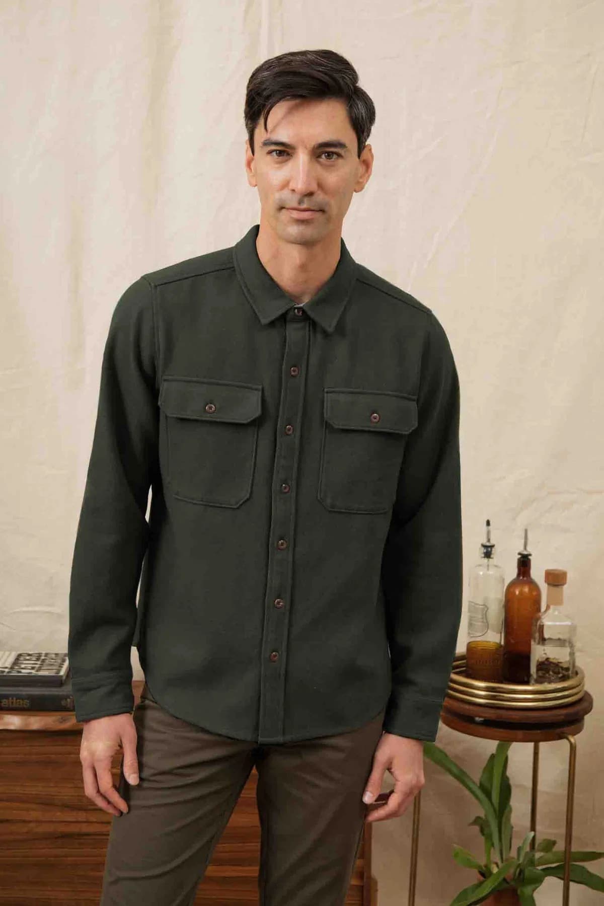 Pointer Overshirt - Dark Sage - XL - Thumbnail 2