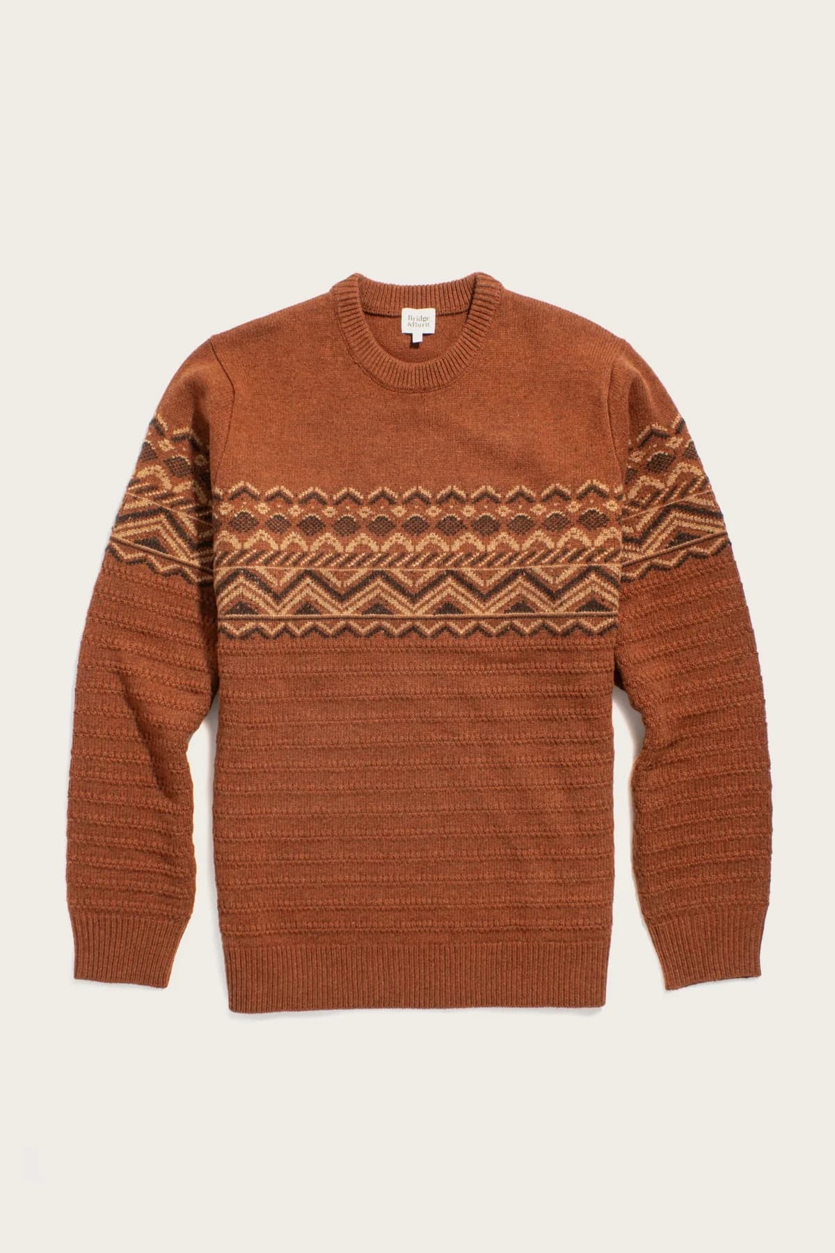 Rockwood Fairisle Sweater - Walnut Grove - Thumbnail 2