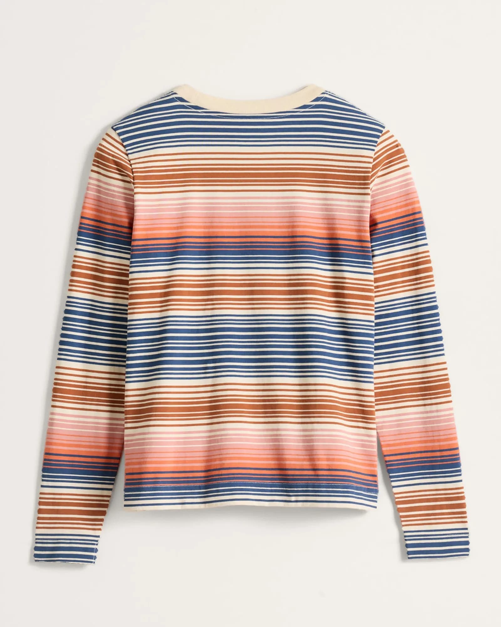 LS Deschutes Crew Neck Tee - Blue Stripe, XL - Thumbnail 4
