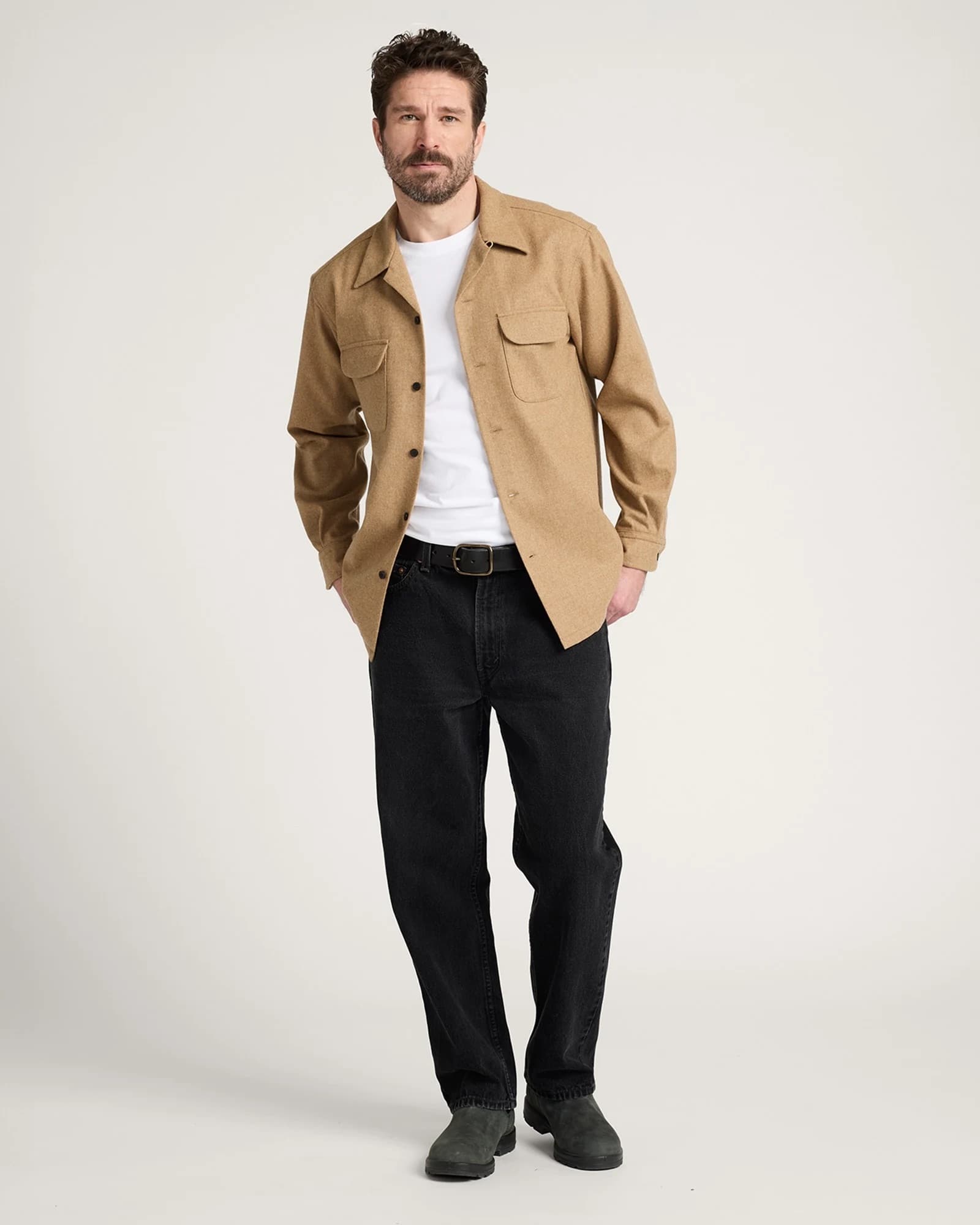 Board Shirt - Tan Mix - M - Thumbnail 5