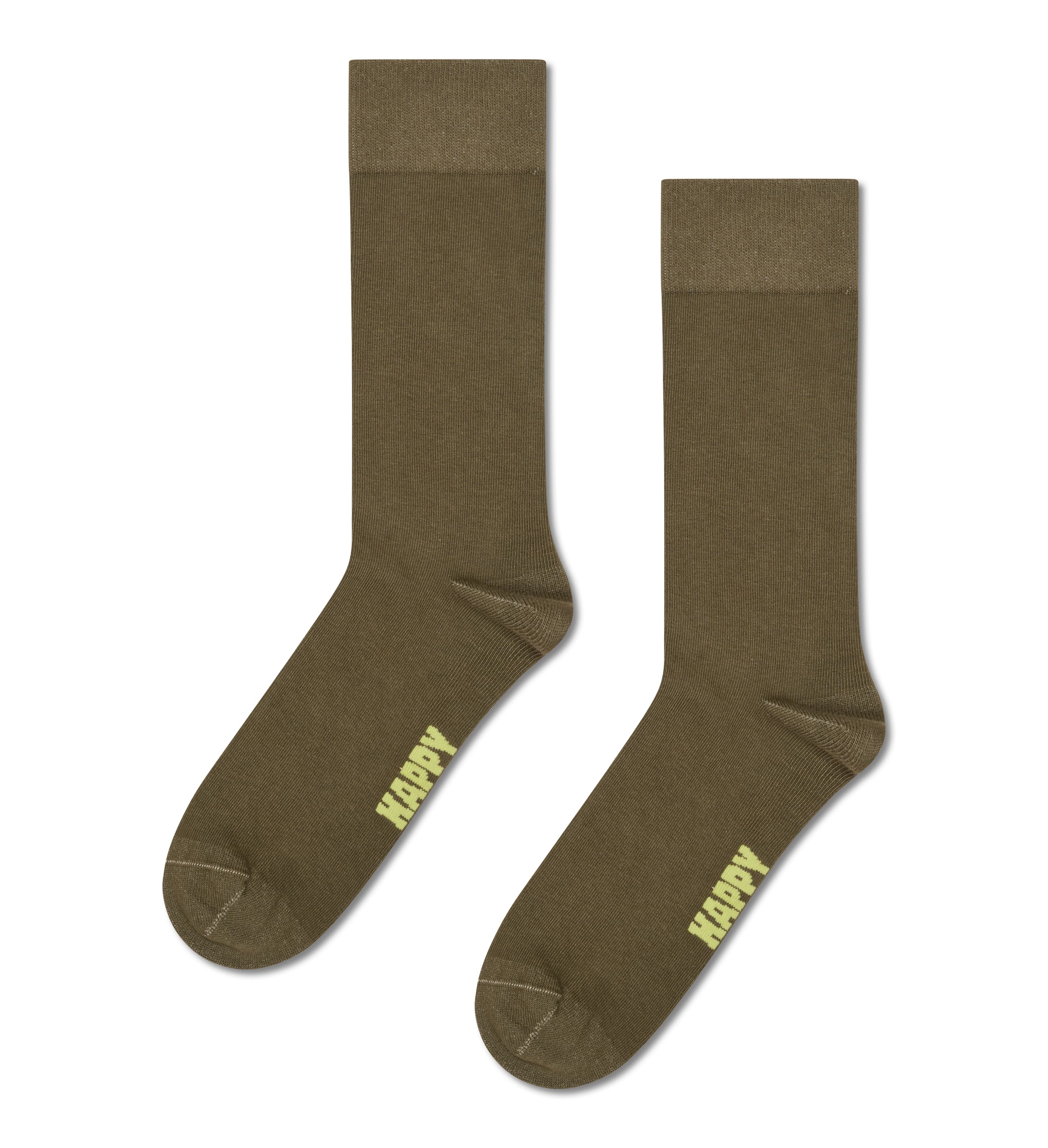 Happy Socks - Natural Dye Solids - Yellow, Medium - Thumbnail 3