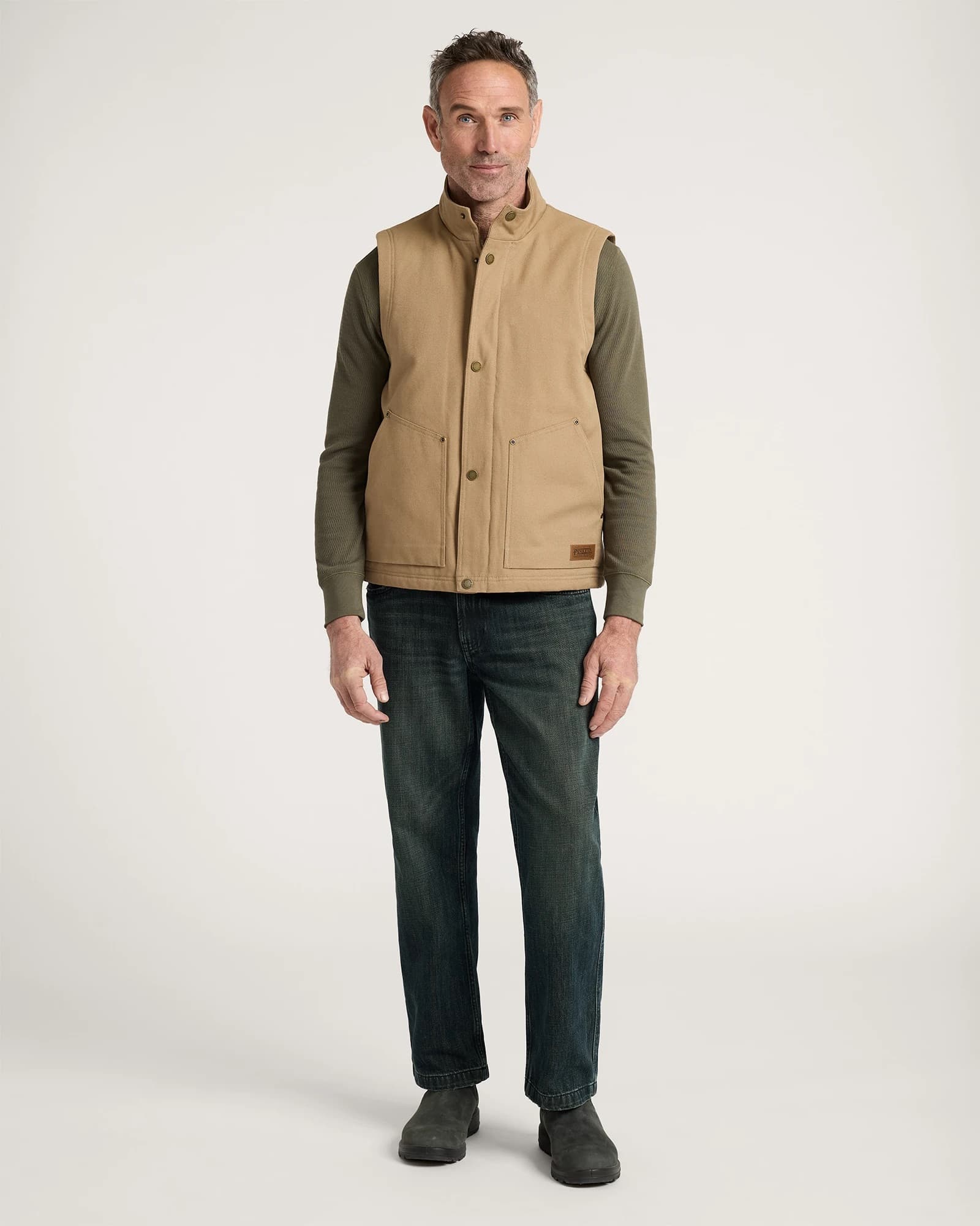 Pine Grove Canvas Vest - Old Oak - S - Thumbnail 6