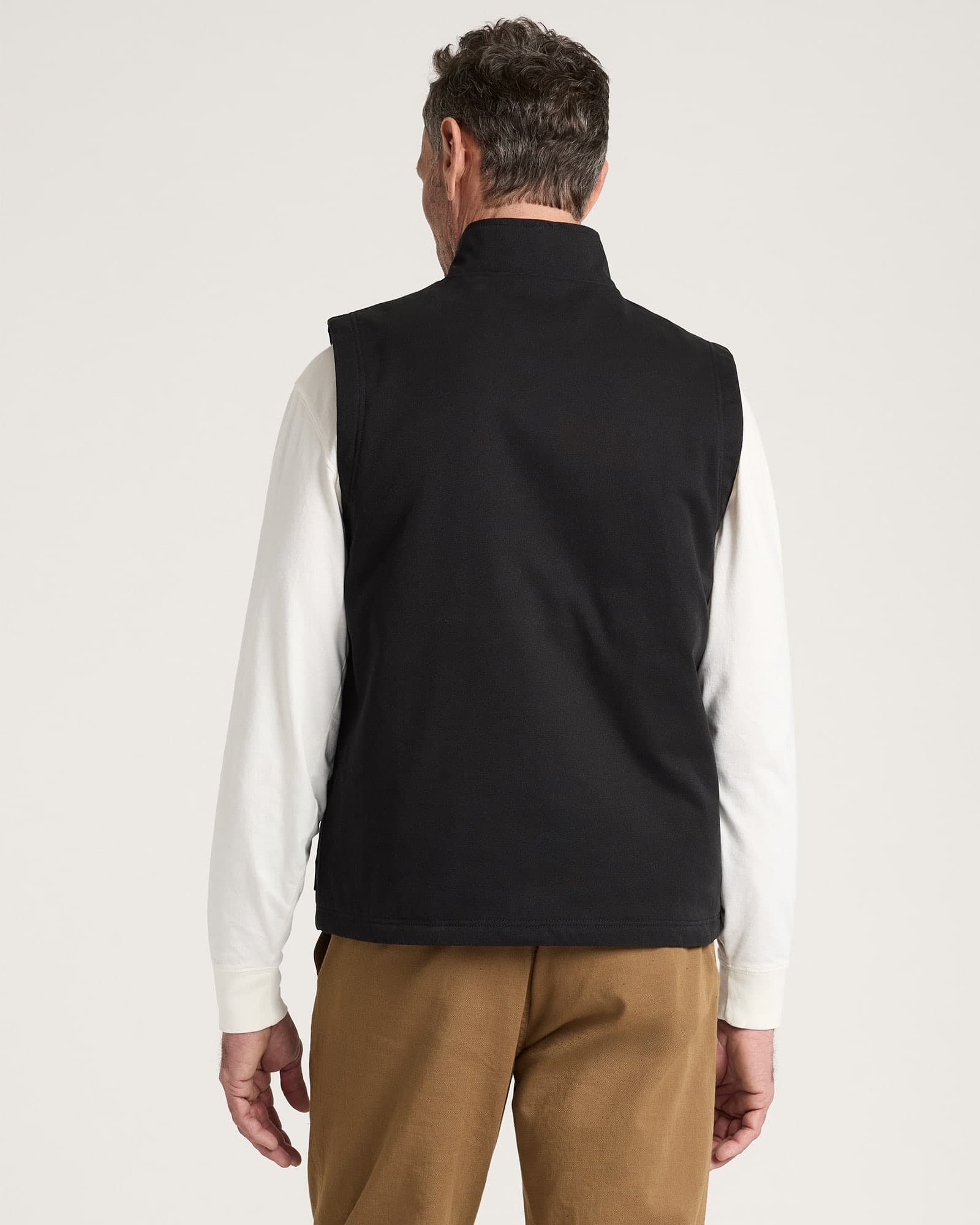 Pine Grove Canvas Vest - Black - Thumbnail 2