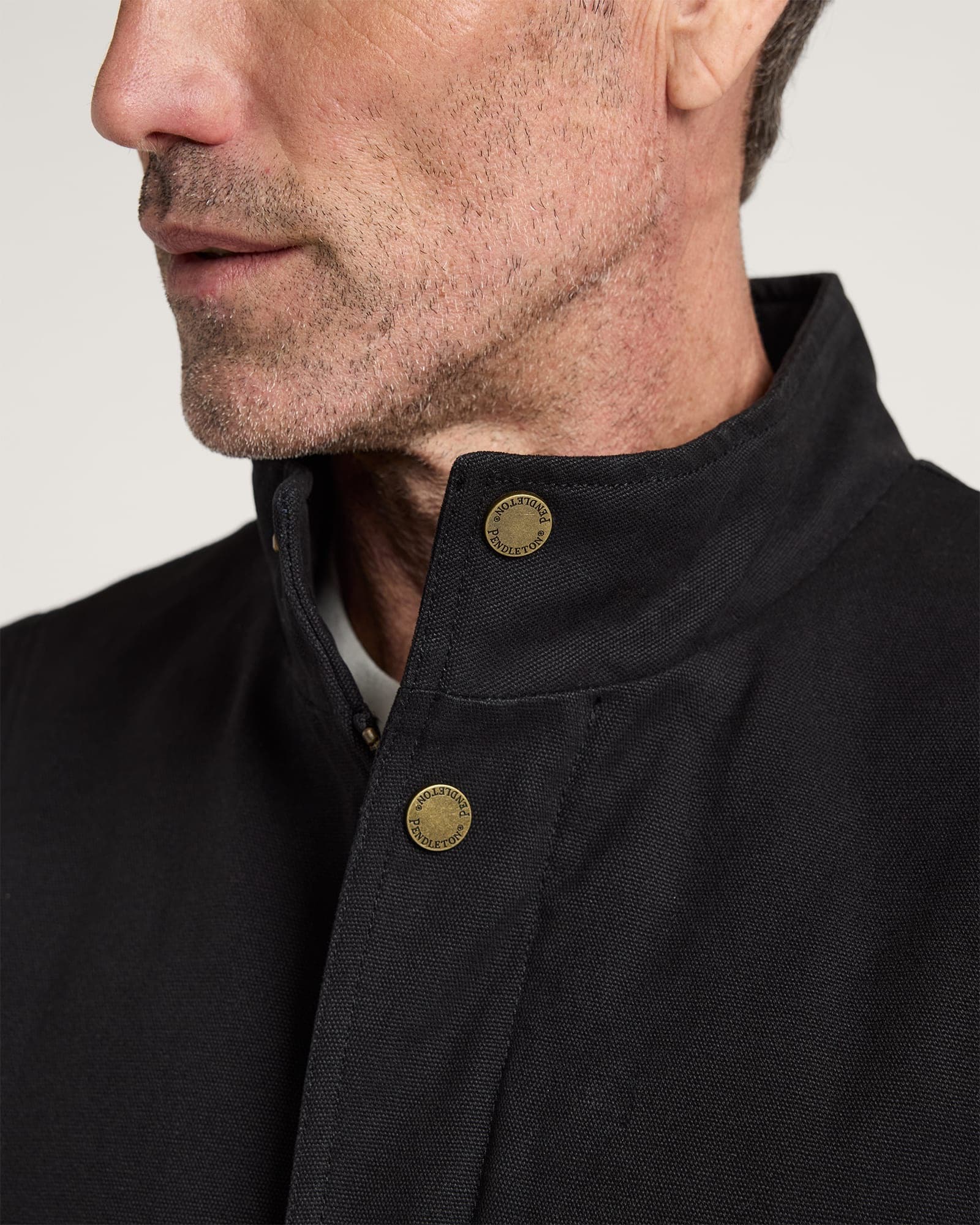 Pine Grove Canvas Vest - Black - Thumbnail 4