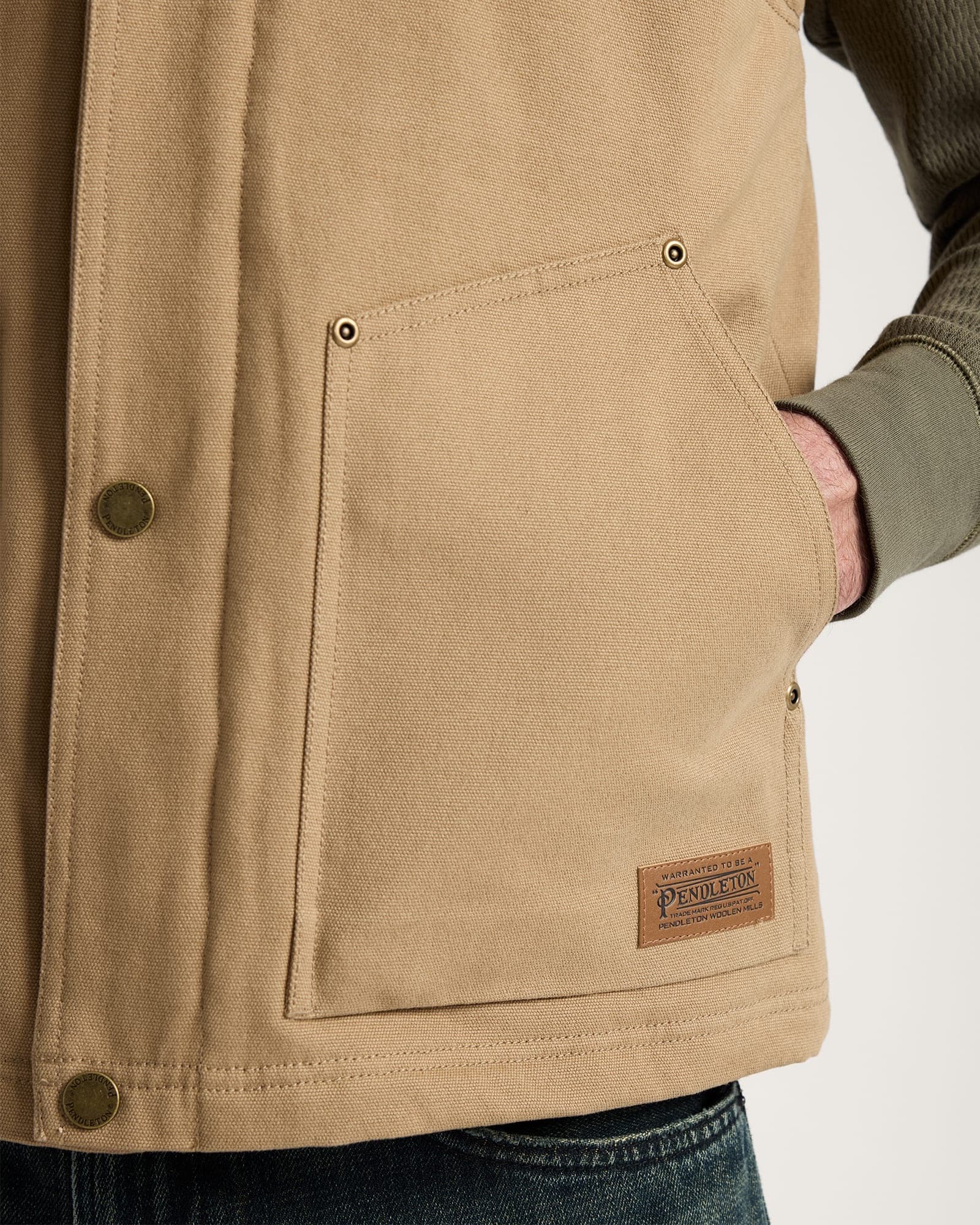 Pine Grove Canvas Vest - Old Oak - L - Thumbnail 5
