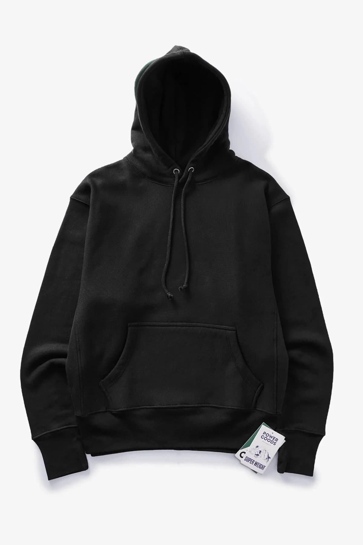 Super Weight Hoodie - Washed Black, XXL - Thumbnail 2