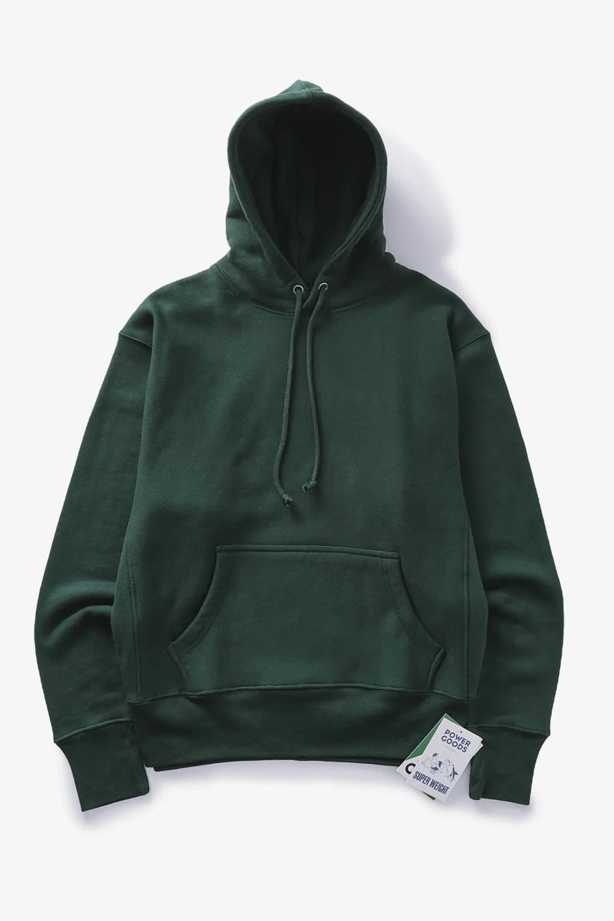 Super Weight Hoodie - Olive, XXL - Thumbnail 3