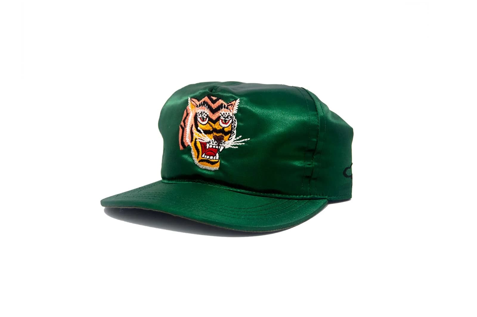 Tiger Hat - Green Satin - Regular - Thumbnail 3