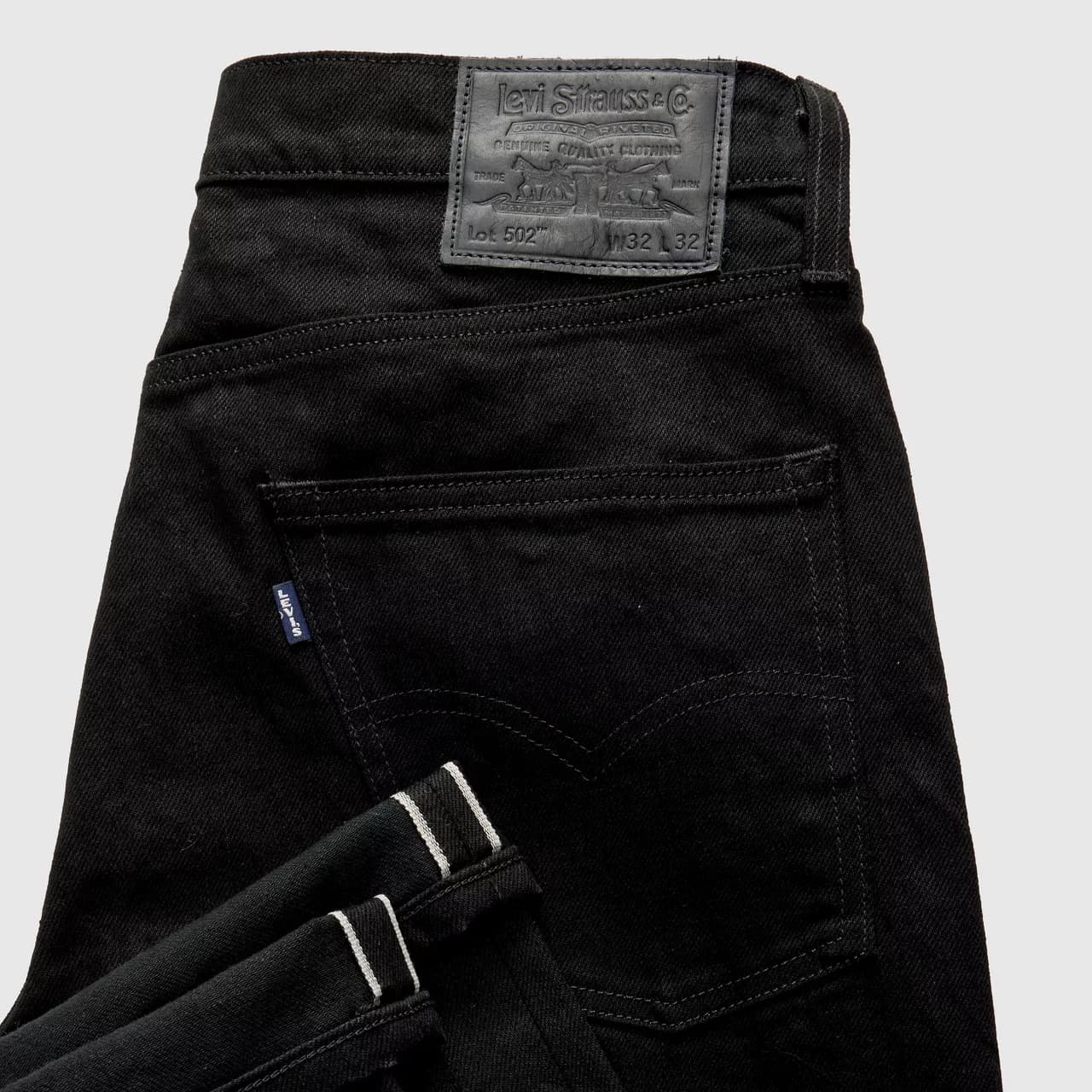 502 Blue Tab - One Wash Black - 32, 32