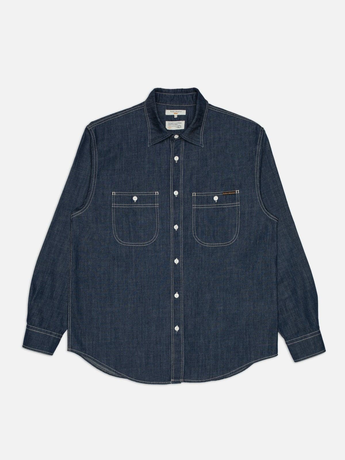 Julian Denim Shirt - Rinsed - L - Thumbnail 2
