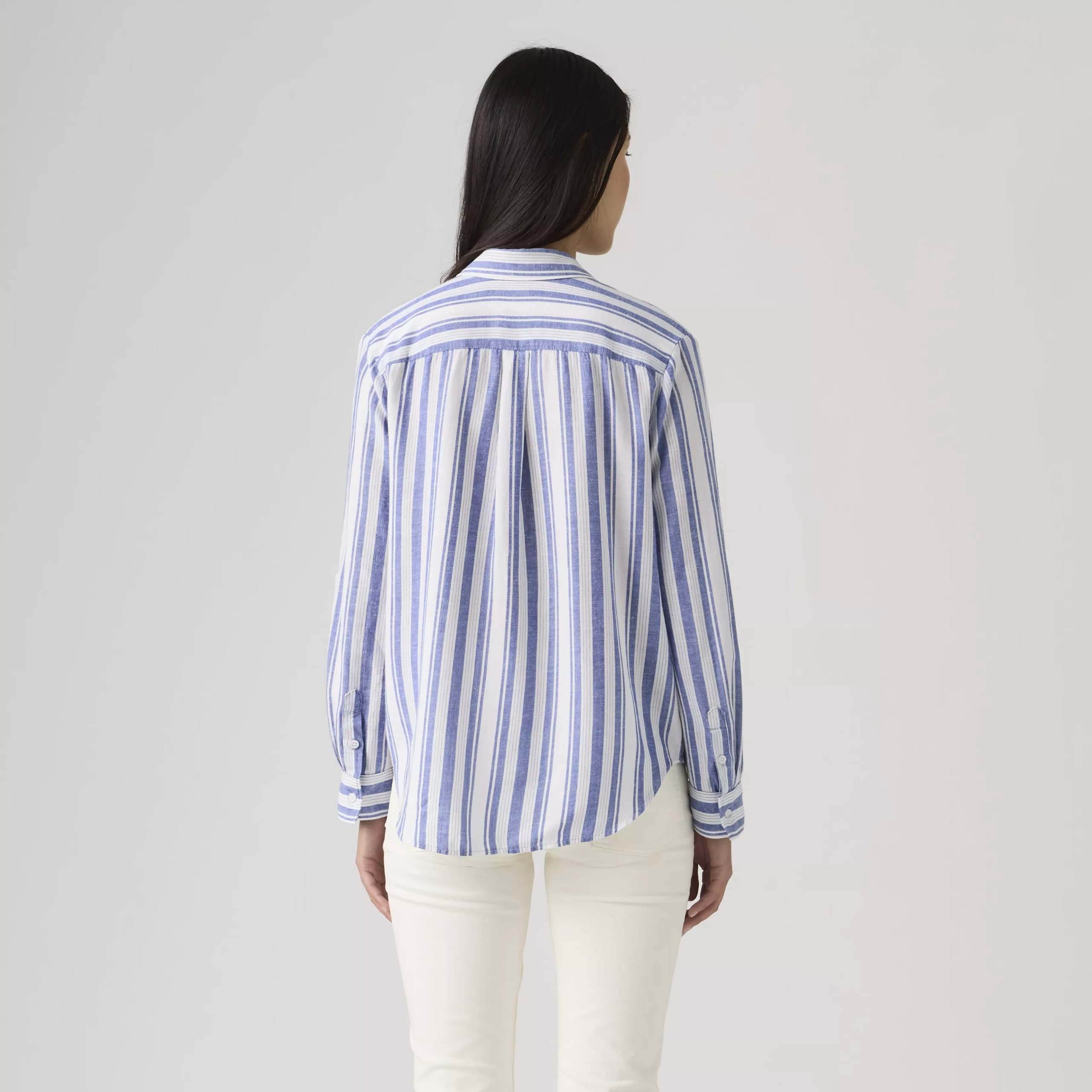 Elaine Utility Shirt - Stripe - S - Thumbnail 2