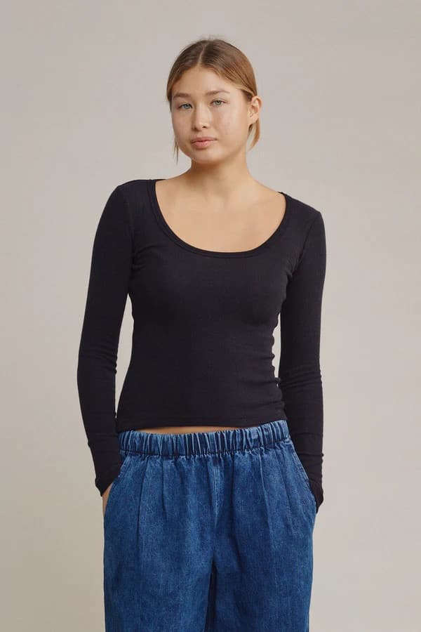 Paseo Long Sleeve Scoop - Thumbnail 5