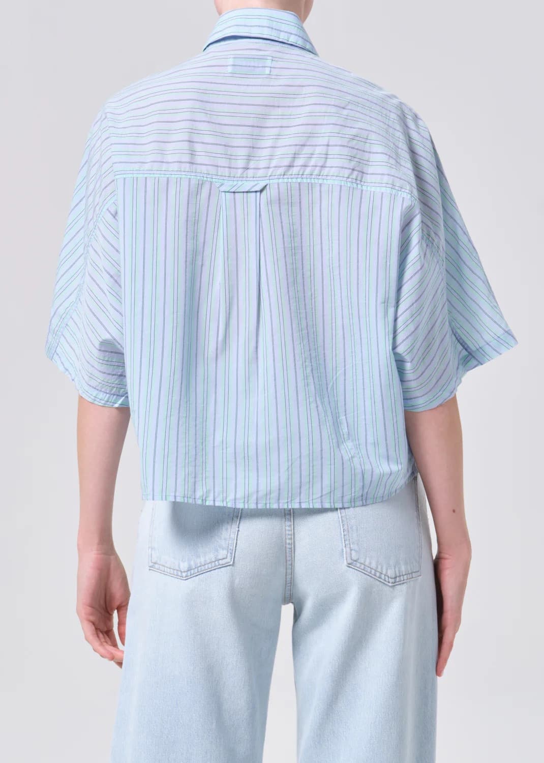 Merrin Shirt - Blue Stripe - XL - Thumbnail 3