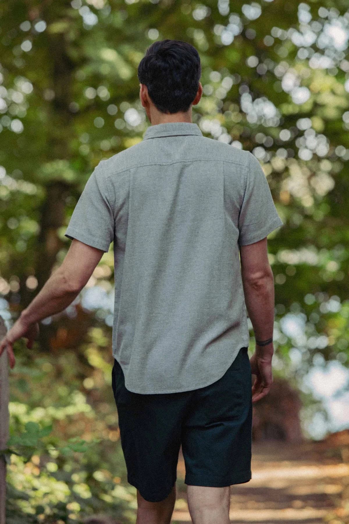 Bryce Shirt - Olive Twill - Thumbnail 4