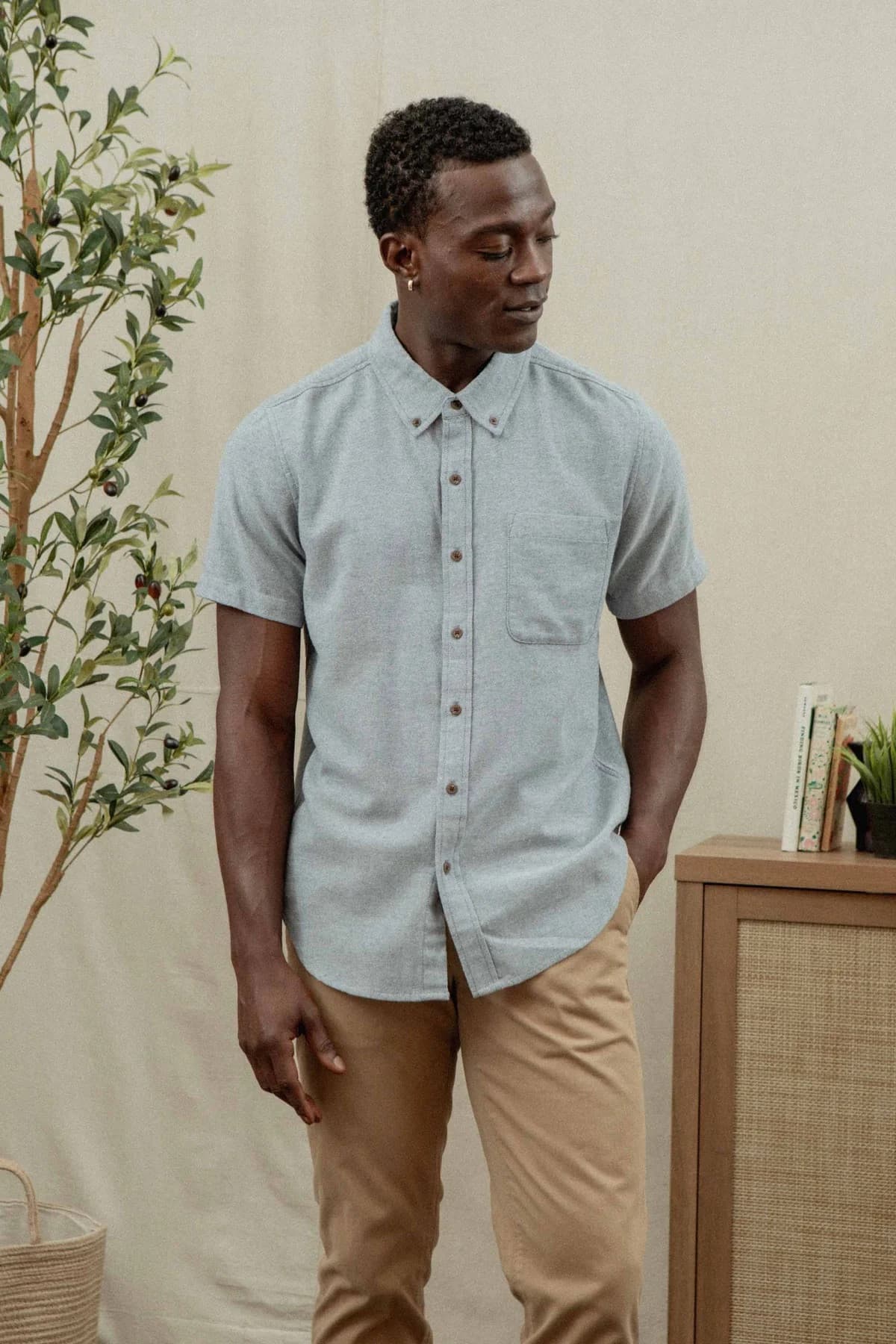 Bryce Shirt - Denim Twill - Thumbnail 2