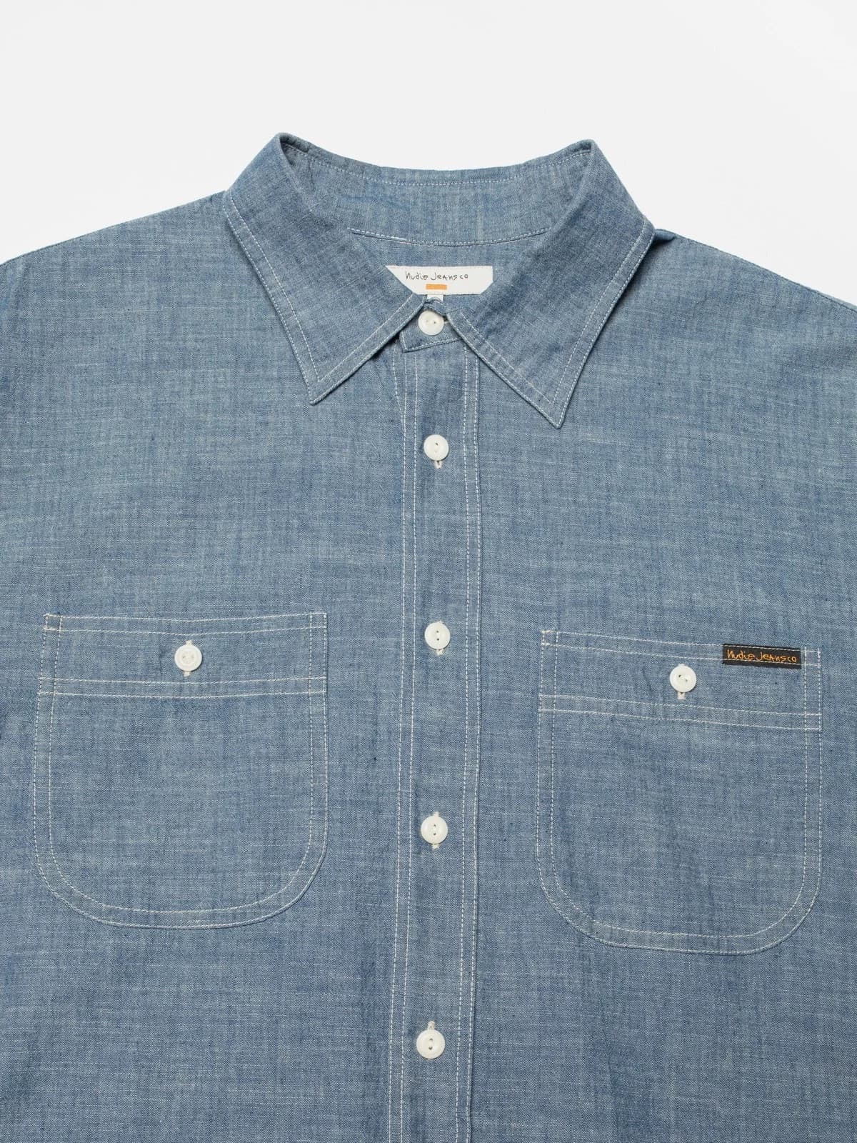 Julian Worker Shirt - Chambray - XL - Thumbnail 2