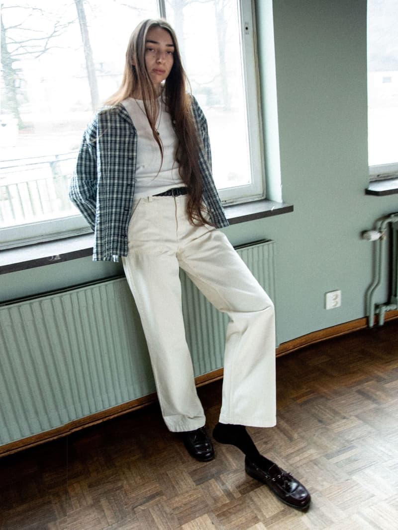 Asta Workwear Pants - Ivory - 32, 30 - Thumbnail 2