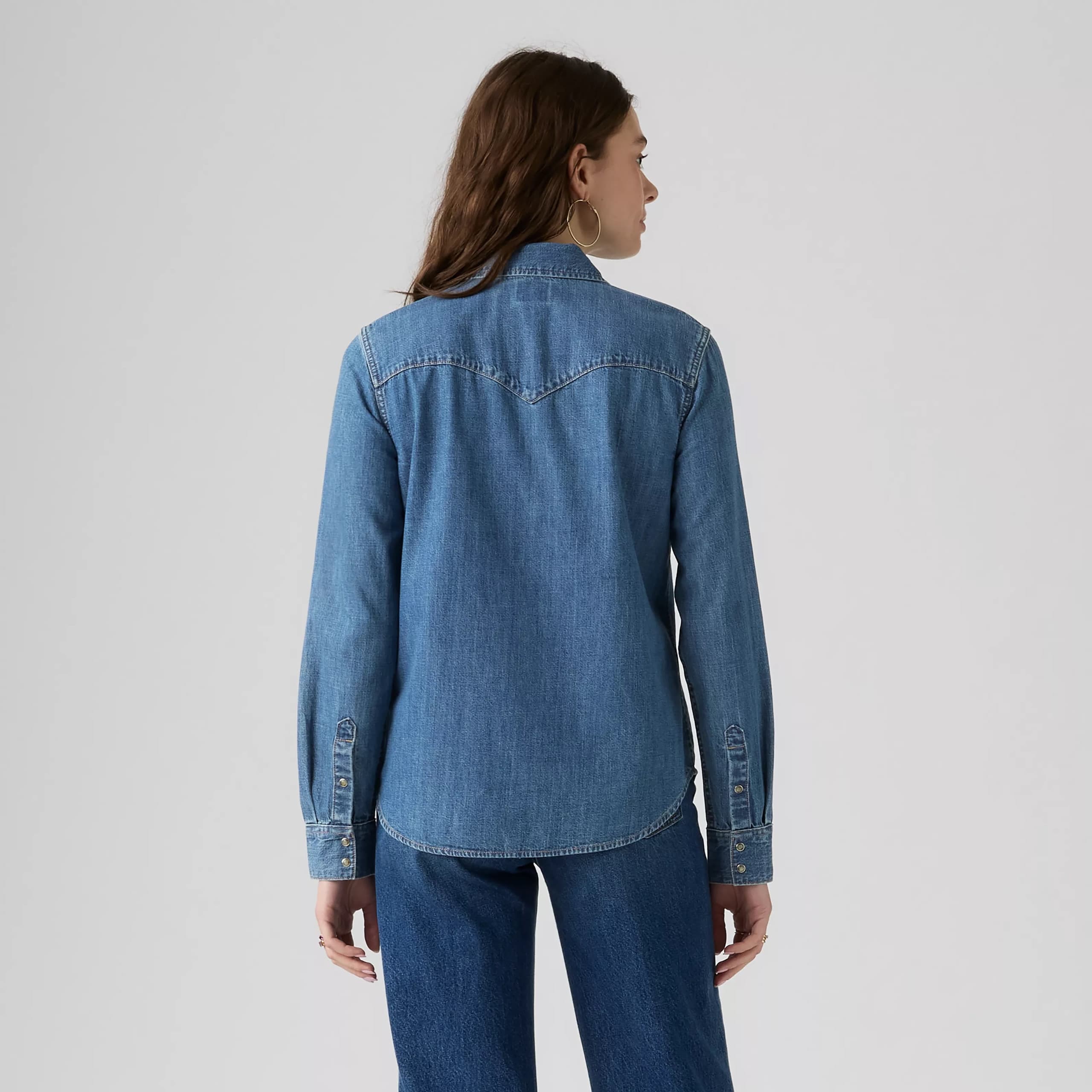 Heritage Western Denim Shirt - All Day Long - Thumbnail 2