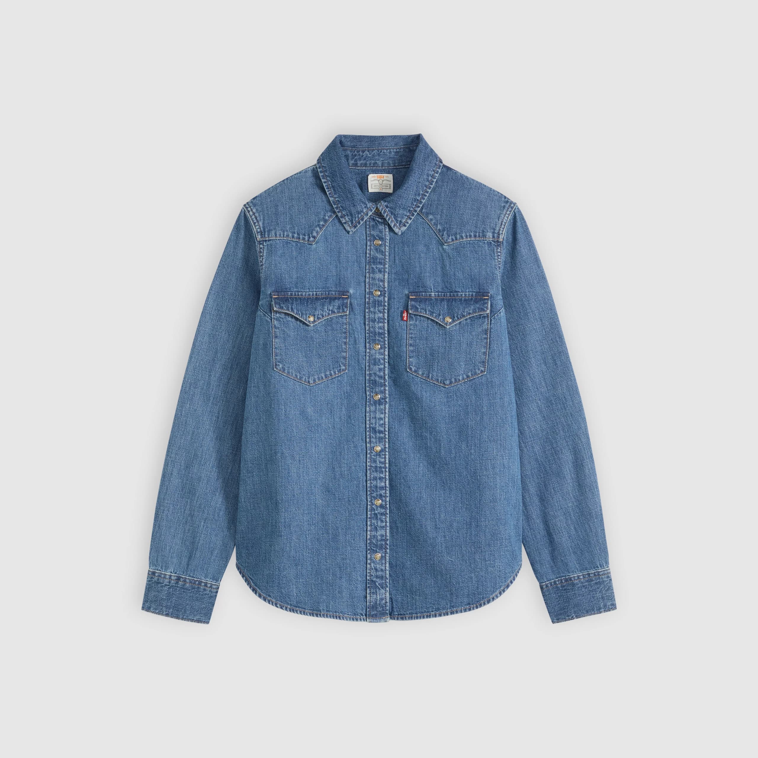Heritage Western Denim Shirt - All Day Long - Thumbnail 3