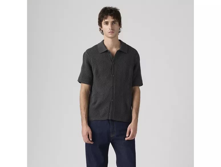 Sweater Camp Shirt - Dark Phantom - L - Thumbnail 2