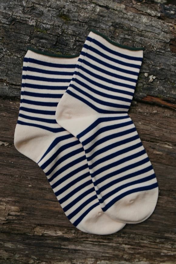 Beaten Path - Striped Quarter Sock - Thumbnail 3