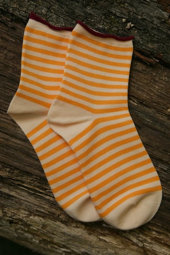 Beaten Path - Striped Quarter Sock - Thumbnail 4