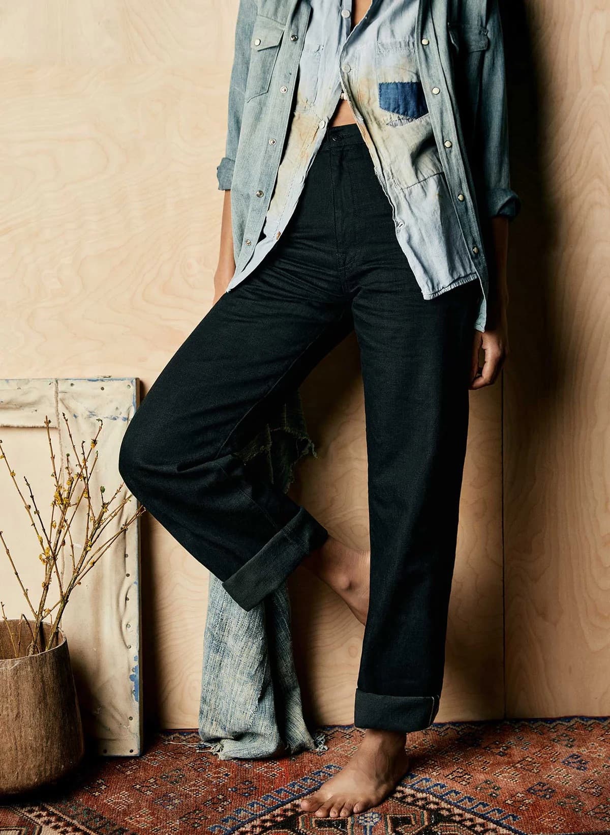 Catherine - Black Selvedge Rinse - 31 - Thumbnail 8