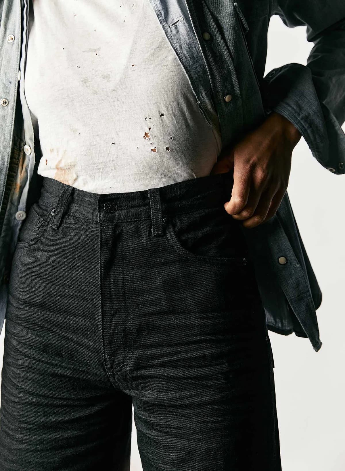 Catherine - Black Selvedge Rinse - 30 - Thumbnail 3