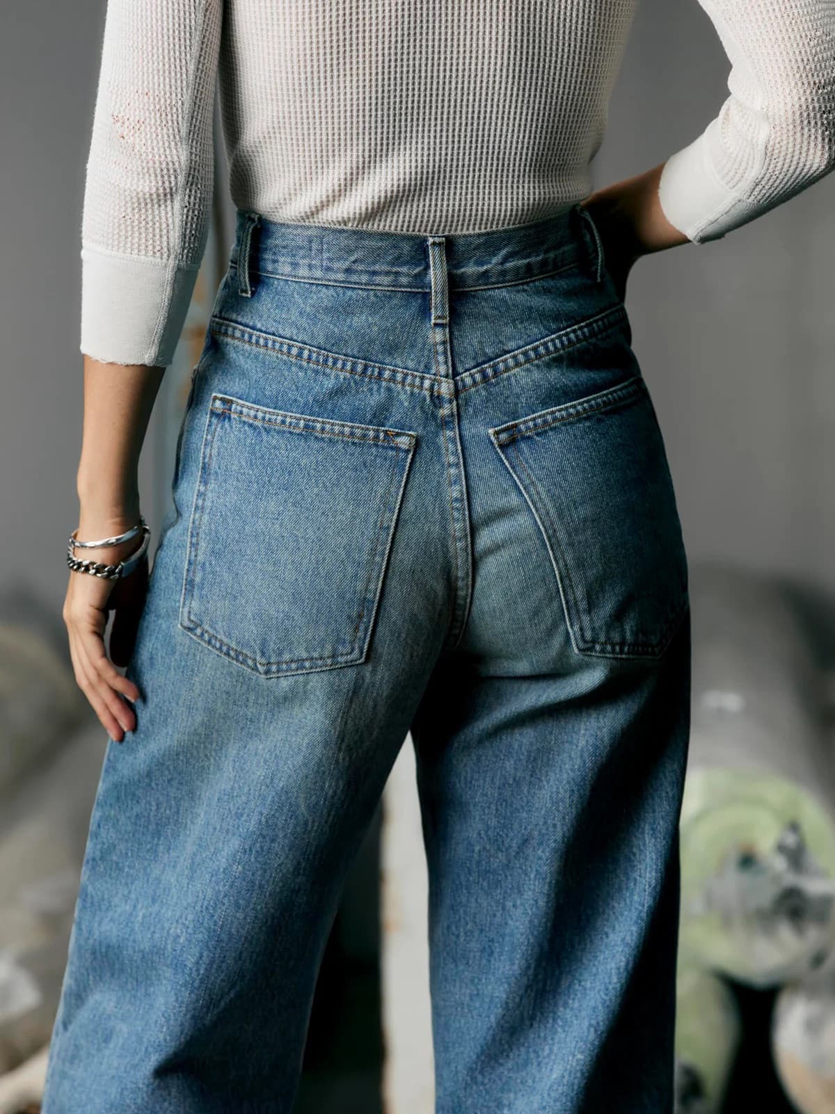 Catherine - Washed Natural Indigo - 29 - Thumbnail 4